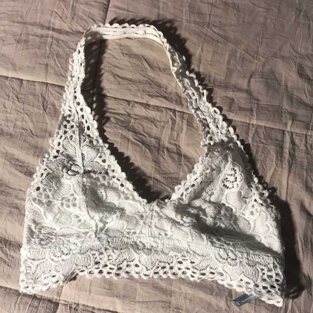 White Bralette from Aerie
